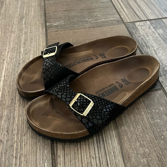 BIRKENSTOCK MADRID sandals snake print size 6 - Picture 2 of 9